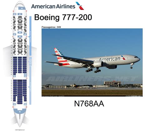 American Airlines Boeing 777 Mapas de assentos American .